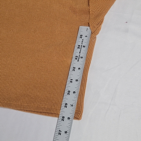 Billabong Mai Tai Rib Knit Long Sleeve Crop Top Womens Size Medium - Picture 7 of 11